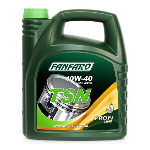 6704 FANFARO TSN 10W-40 4 л. Полусинтетическое моторное масло в ТНК