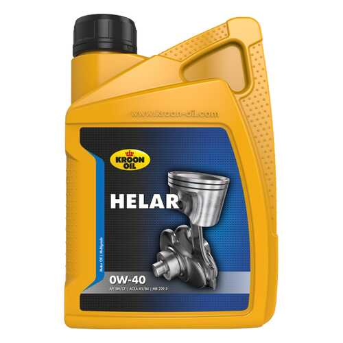 KROON OIL Масло Моторное Helar 0w40 1l в ТНК