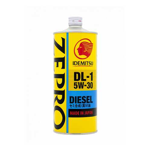 Масло Моторное Idemitsu Zepro Diesel Dl-1 5w-30 1l IDEMITSU арт. 2156054 в ТНК