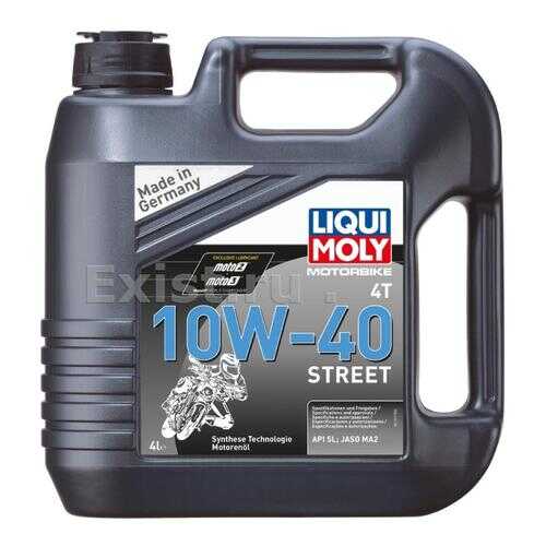 Масло Моторное Liqui Moly Motorbike 4t 10w-40 Street 4l Liqui moly арт. 1243 в ТНК