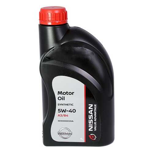 Масло моторное NISSAN VA Motor Oil 5W40 синтетическое 1 л KE900-90032VA в ТНК