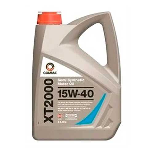 Масло моторное XT2000 15W-40 (ACEA A3/B4 API SL CF CG-4) 4л COMMA арт. XT24L в ТНК