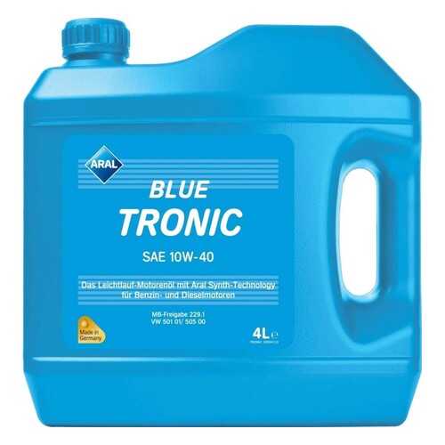 Моторное масло Aral BlueTronic SAE 10W-40 4л в ТНК