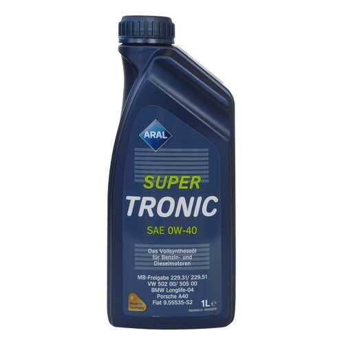 Моторное масло Aral SuperTronic 0W-40 1л в ТНК