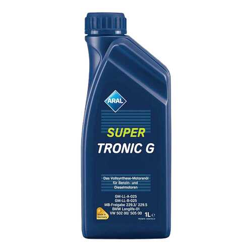 Моторное масло Aral SuperTronic G 0W-40 1л в ТНК