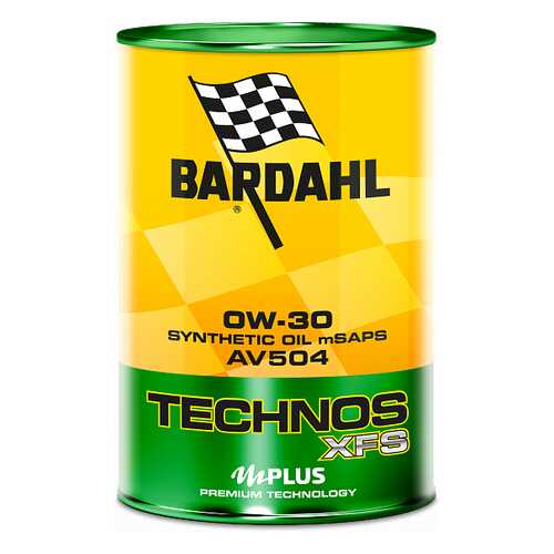 Моторное масло BARDAHL 0W30 C3/VW 504-507 C60 TECHNOS XFS AV504 1л ACEA в ТНК