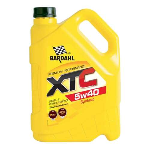 Моторное масло Bardahl XTC 5W-40 5л в ТНК