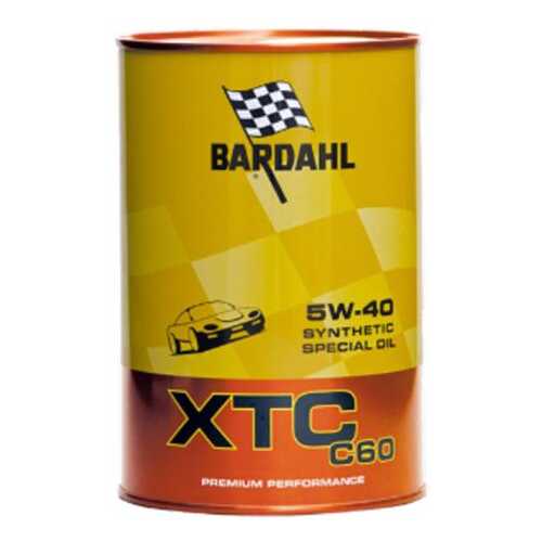 Моторное масло Bardahl XTC C60 5W-40 1л в ТНК