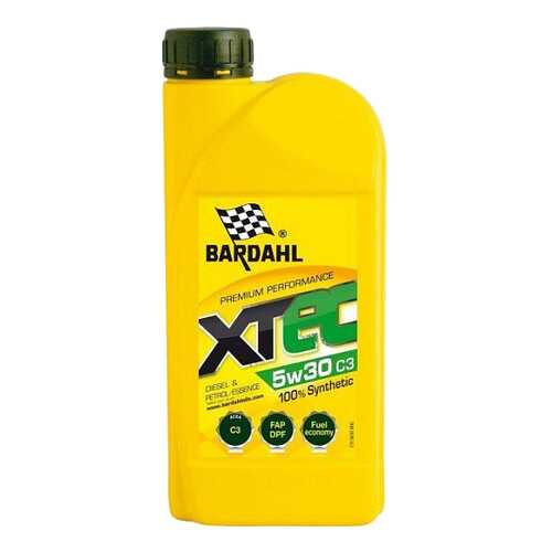 Моторное масло Bardahl XTEC С3 5W-30 1л в ТНК