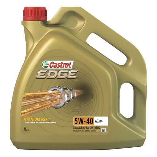 Моторное масло Castrol Edge 5W-40 4л в ТНК