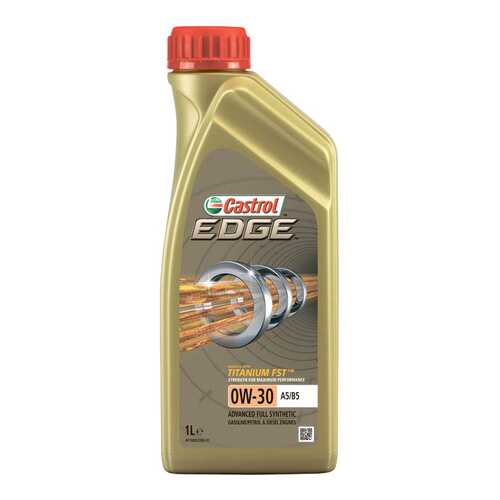 Моторное масло Castrol Edge Titanium FST А5/В5 0W-30 1л в ТНК