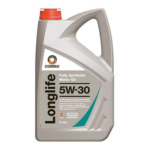 Моторное масло Comma long life 5W-30 5л в ТНК