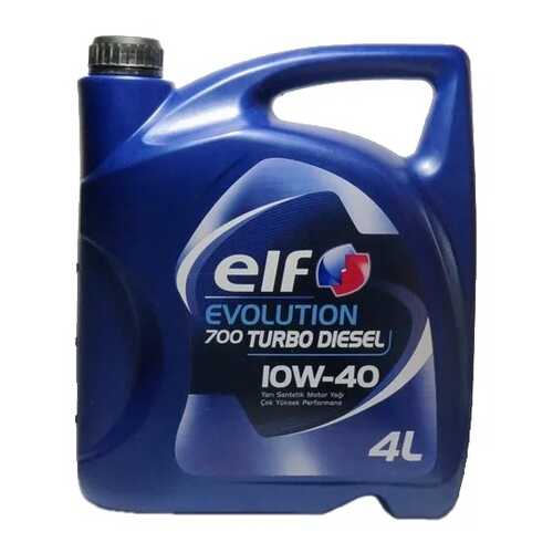 Моторное масло elf Evolution 700 Turbo Diesel 10W-40 4л в ТНК