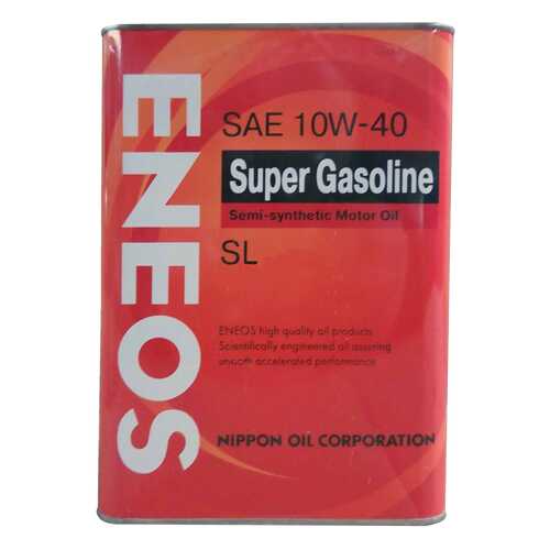Моторное масло Eneos Super Gasoline Semi-Synthetic SAE 10W-40 0,946л в ТНК