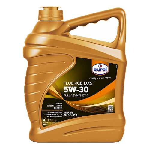 Моторное масло eurol Fluence DXS 5W-30 4л в ТНК