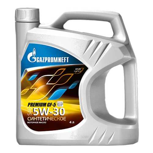Моторное масло Gazpromneft Premium GF-5 5W-30 4л в ТНК