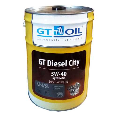 Моторное масло GT-Oil Diesel City 5W-40 20л в ТНК