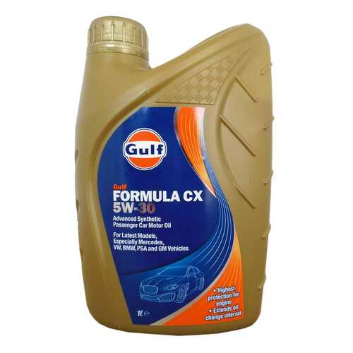 Моторное масло Gulf Formula CX 5W-30 1л в ТНК