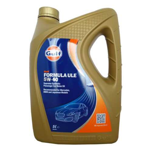 Моторное масло Gulf Formula ULE 5W-40 5л в ТНК