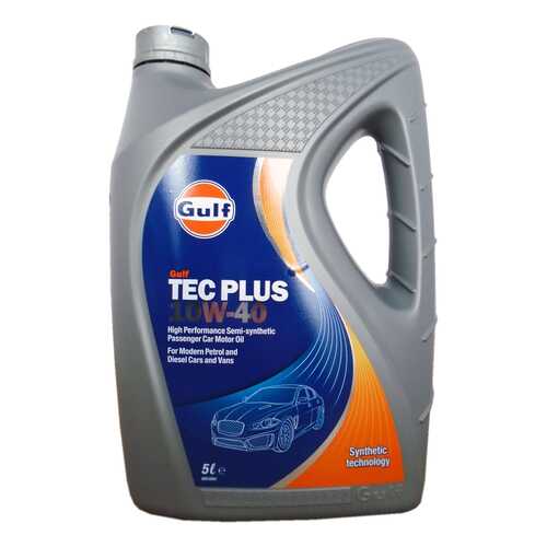 Моторное масло Gulf Tес Plus 10W-40 5л в ТНК