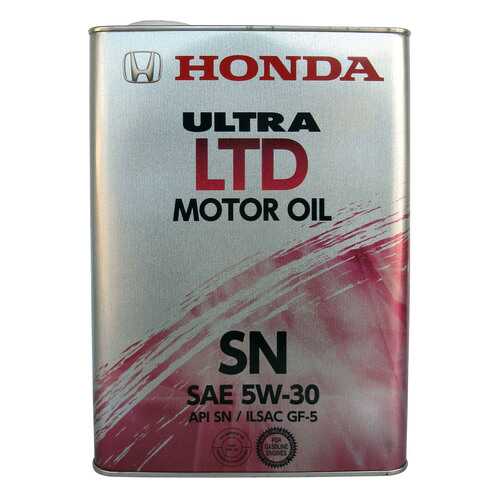 Моторное масло Honda Ultra LTD 5W-30 4л в ТНК