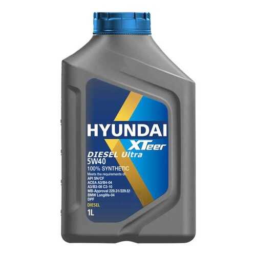 Моторное масло Hyundai-KIA Diesel Ultra 5W-40 1л в ТНК