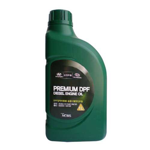 Моторное масло Hyundai Premium DPF Diesel Engine Oil 5W-30 1л в ТНК