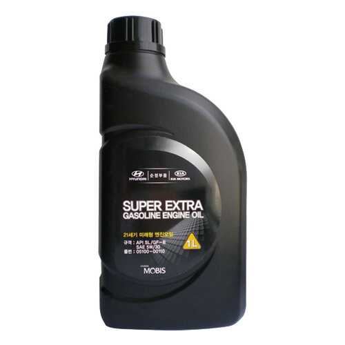 Моторное масло Hyundai Super Extra Gasoline SAE 5W-30 4л в ТНК
