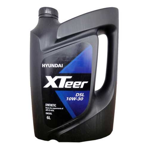 Моторное масло Hyundai XTeer Diesel 10W-30 6л в ТНК