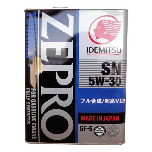 Моторное масло Idemitsu Zepro Touring SN/GF-5 5W-30 4л в ТНК