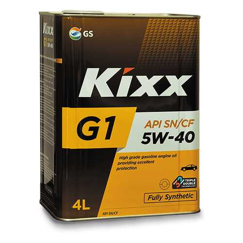 Моторное масло Kixx G1 5W-40 4л в ТНК