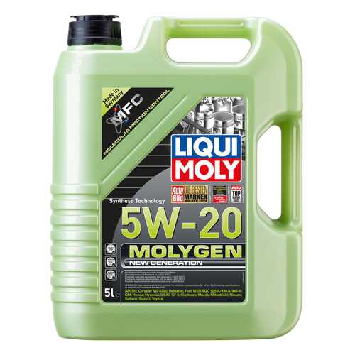 Моторное масло Liqui moly Molygen New Generation 5w-20 5л в ТНК