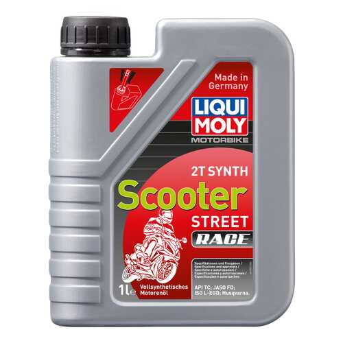 Моторное масло Liqui moly Motorbike 2T Synth Scooter Street Race TD 10W-30 1л в ТНК