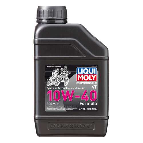 Моторное масло Liqui moly Motorbike 4T Formula 10W-40 0,8л в ТНК