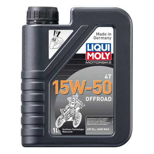 Моторное масло Liqui moly Motorbike 4T Offroad 15w-50 1л в ТНК