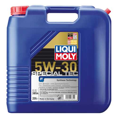 Моторное масло Liqui moly Special Tec F 5W-30 20л в ТНК