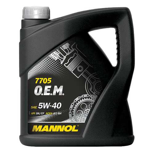 Моторное масло Mannol O.E.M. 5W-40 4л в ТНК