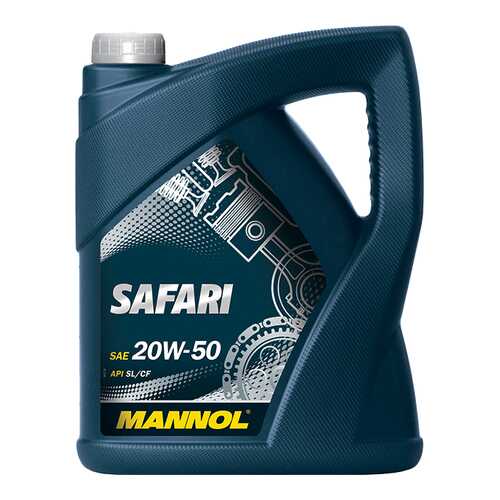 Моторное масло Mannol Safari 20W-50 5л в ТНК