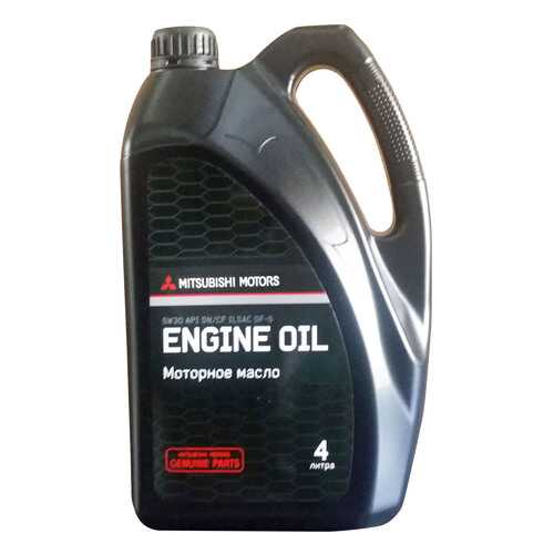 Моторное масло Mitsubishi Engine Oil 5W-30 4л в ТНК