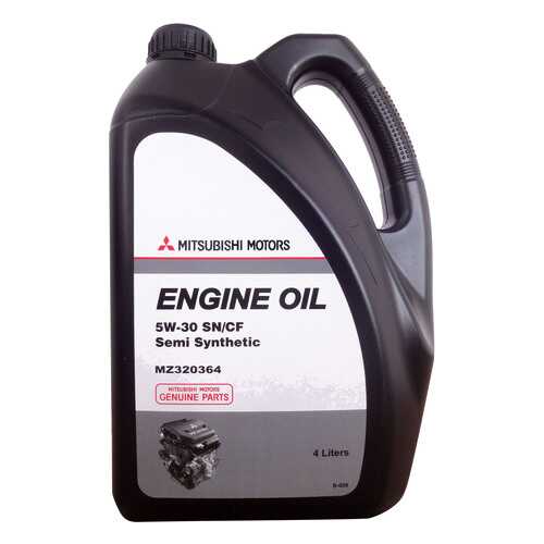 Моторное масло Mitsubishi Engine Oil Semi-Synthetic 5W-30 4л в ТНК
