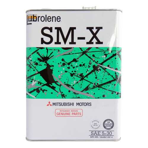 Моторное масло Mitsubishi Lubrolene SM-Х 5W-30 4л в ТНК