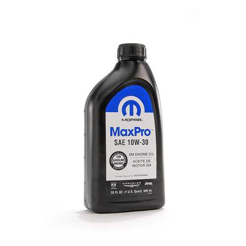 Моторное масло MOPAR MaxPro SAE 10W-30 (0,946л) в ТНК