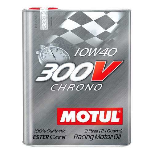 Моторное масло Motul 300V Chrono 10W-40 2л в ТНК