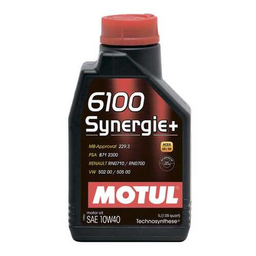 Моторное масло Motul 6100 Synergie + 10w-40 1л в ТНК
