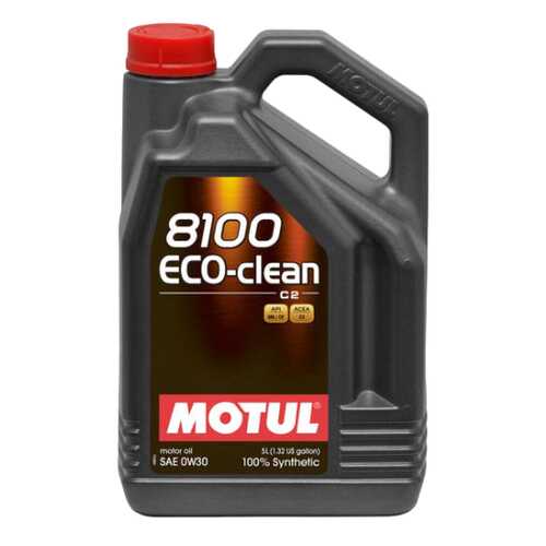 Моторное масло Motul 8100 Eco-clean 0W-30 5л в ТНК
