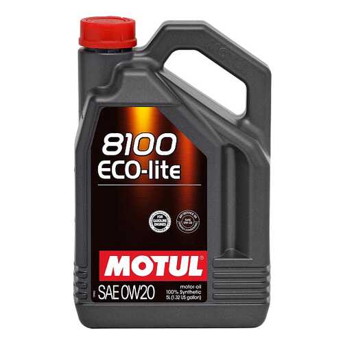 Моторное масло Motul 8100 Eco-lite 0W-20 5л в ТНК