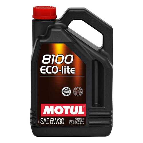 Моторное масло Motul 8100 Eco-lite 5W-30 5л в ТНК