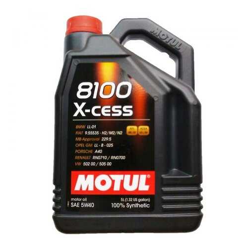 Моторное масло Motul 8100 X-cess 5w-40 5л в ТНК