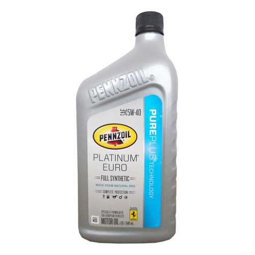 Моторное масло Pennzoil Platinum Euro 5w-40 0,946л в ТНК