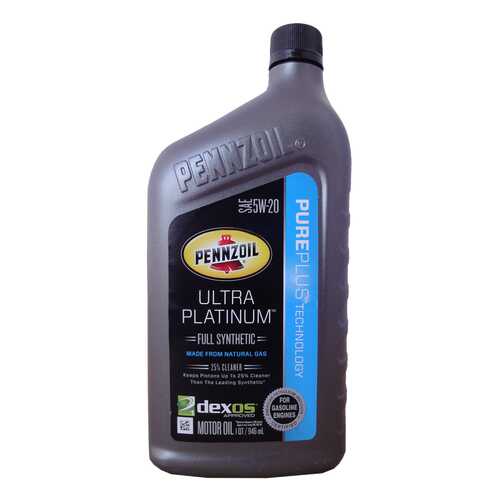 Моторное масло Pennzoil Ultra Platinum 5w-20 0,946л в ТНК